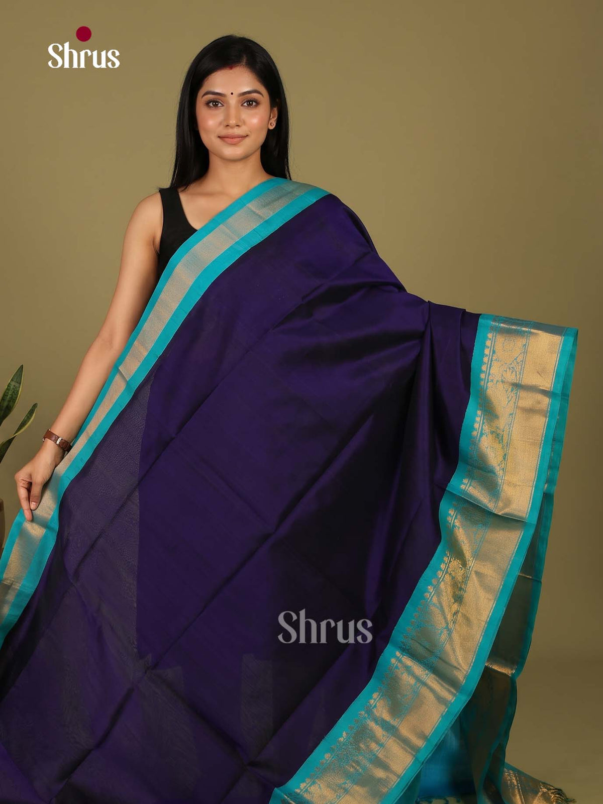Silk Cotton Saree - EI23013