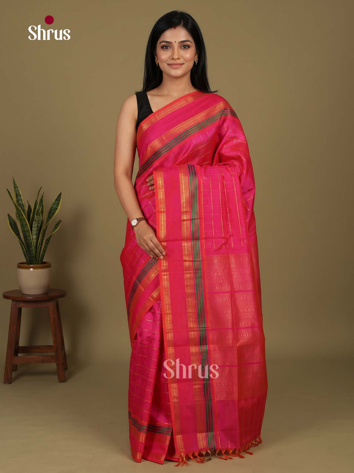 Silk Cotton Saree - EI23017