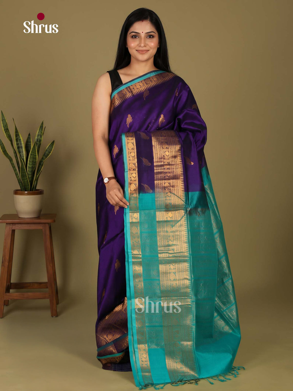 Silk Cotton Saree - EI23031