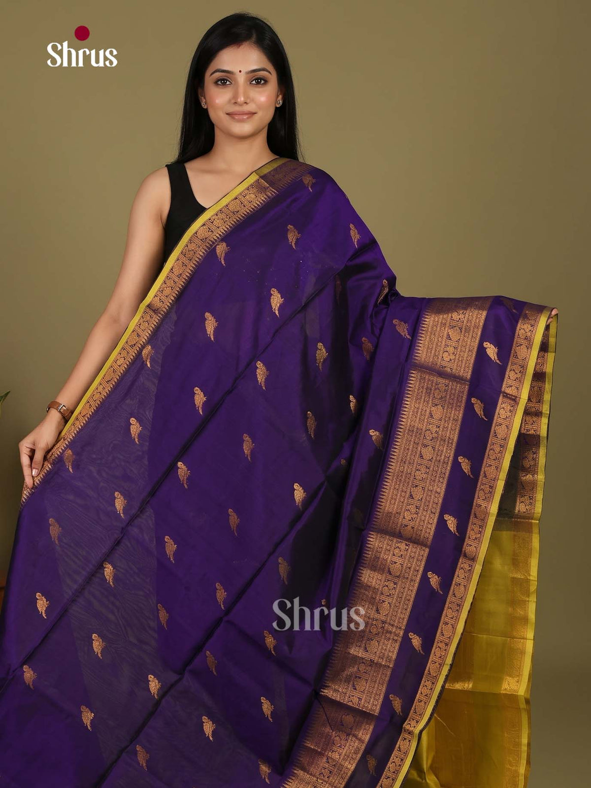 Silk Cotton Saree - EI23032
