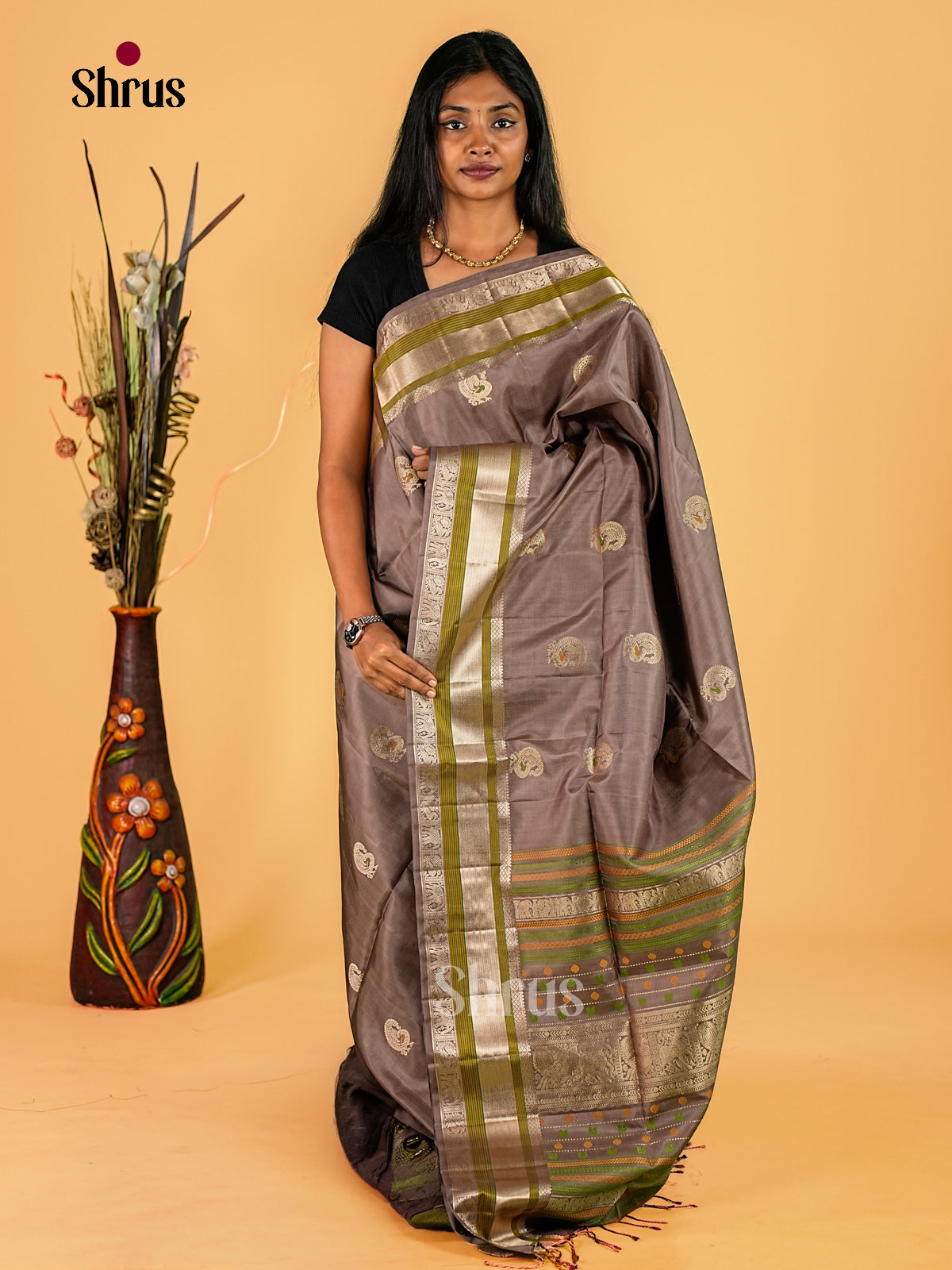 Soft Silk Saree - EI23038