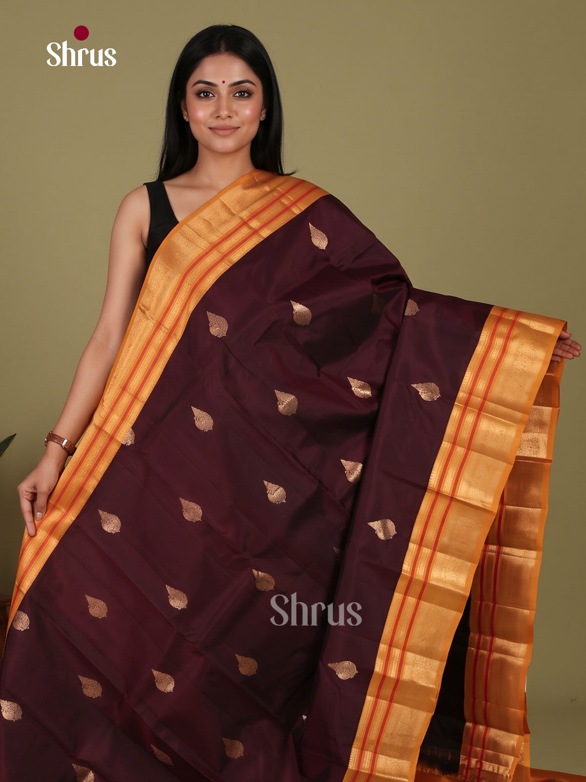 Kanchipuram silk Saree - EI23071