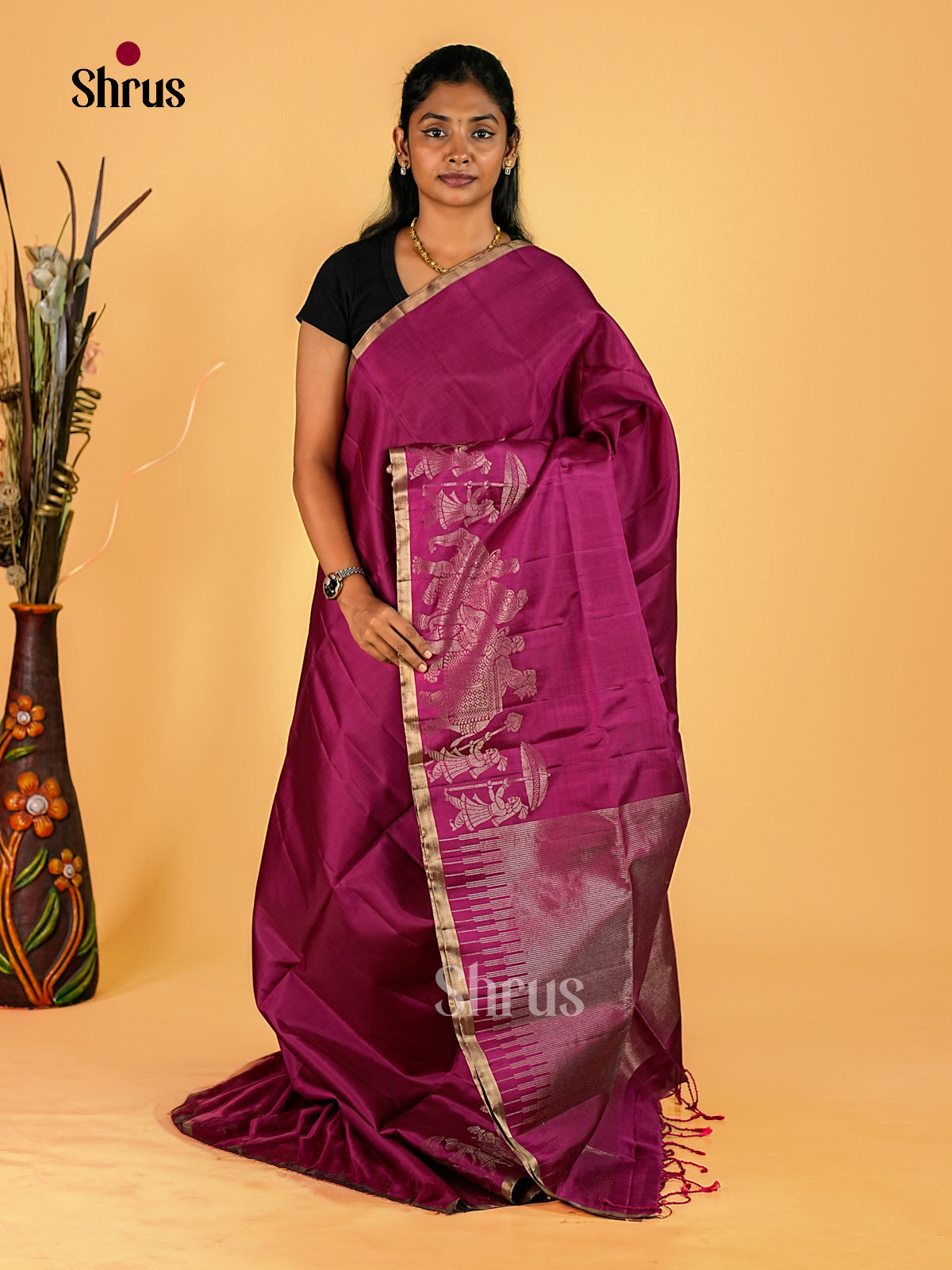 Soft Silk Saree - EI23092
