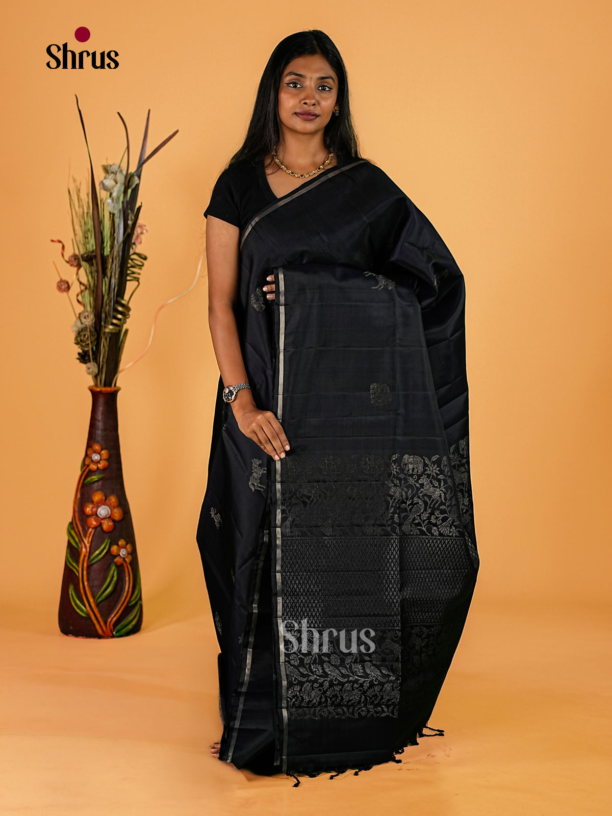 Soft Silk Saree - EI23096