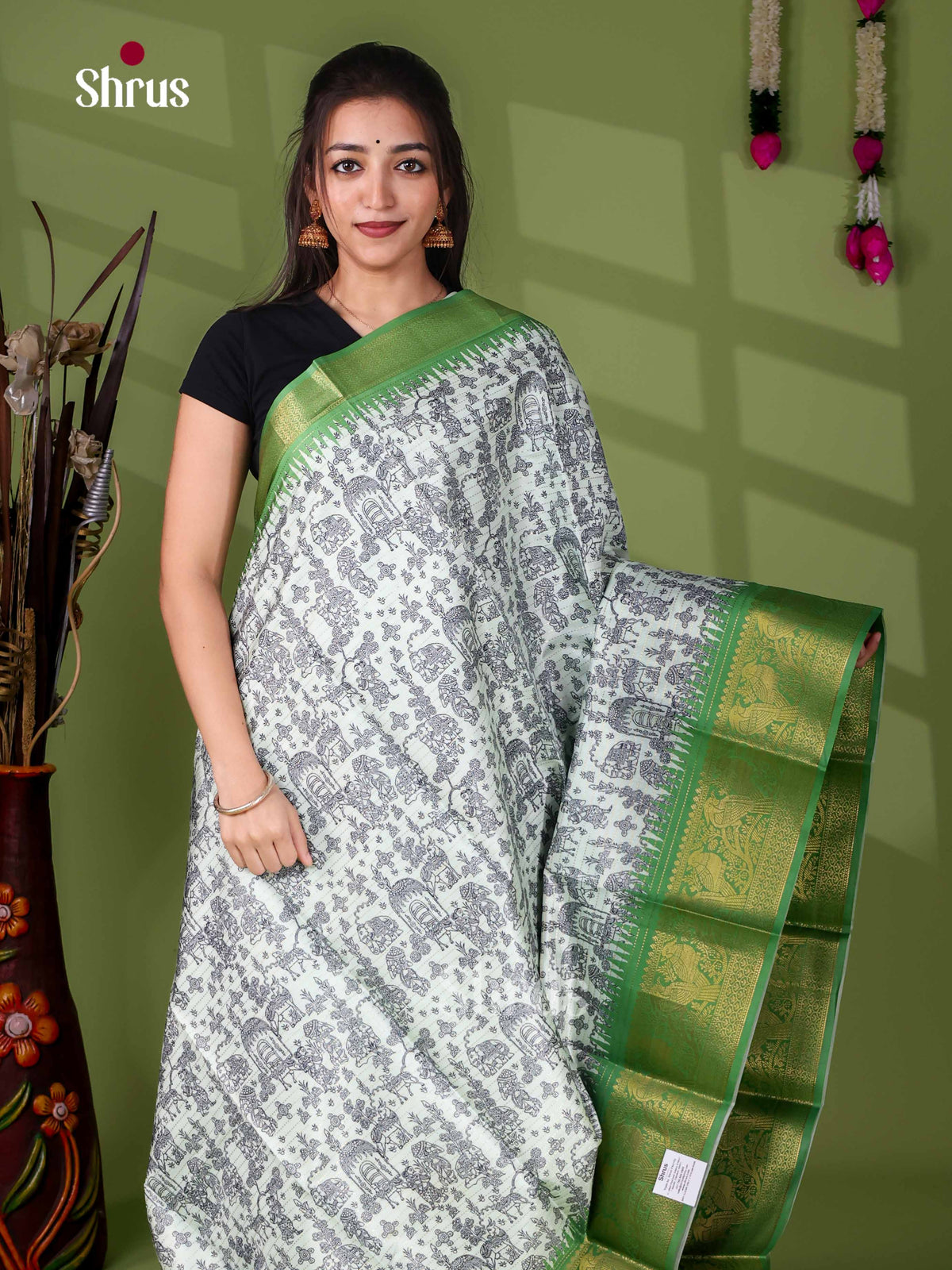Semi Tussar Saree - EI24007