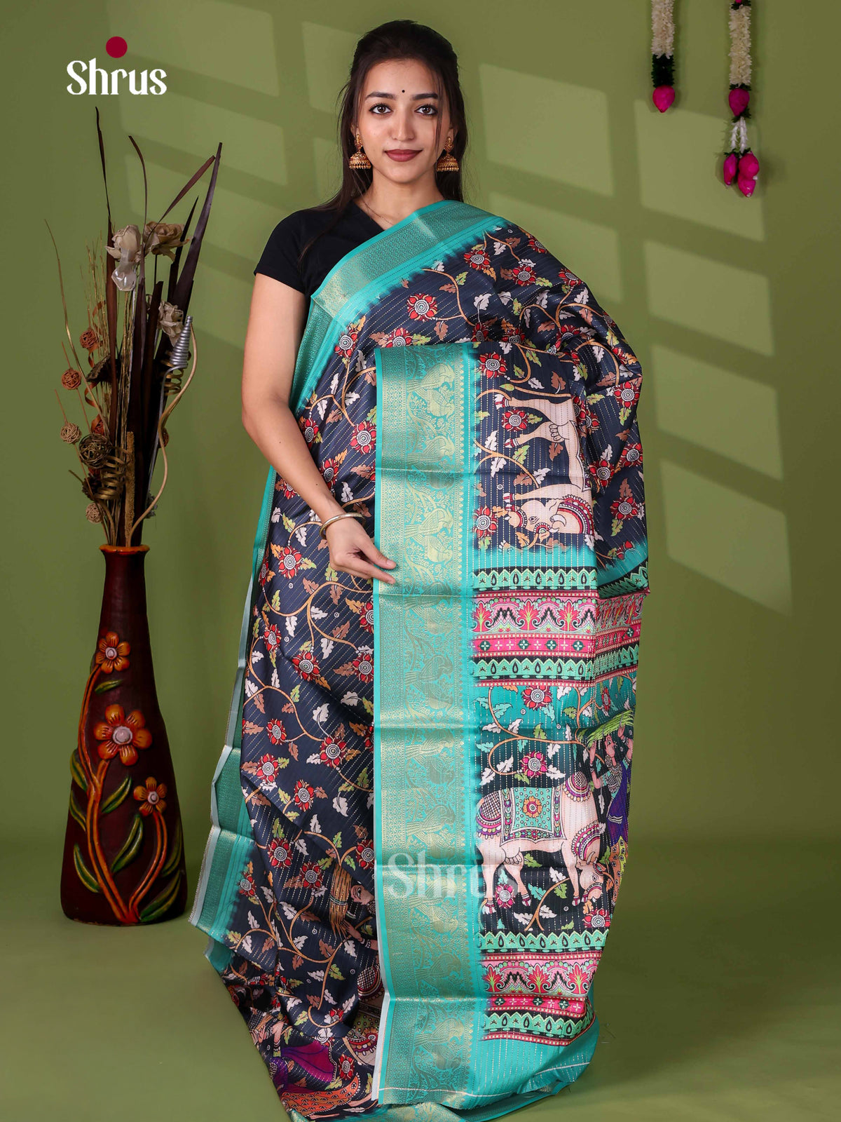 Semi Tussar Saree - EI24008
