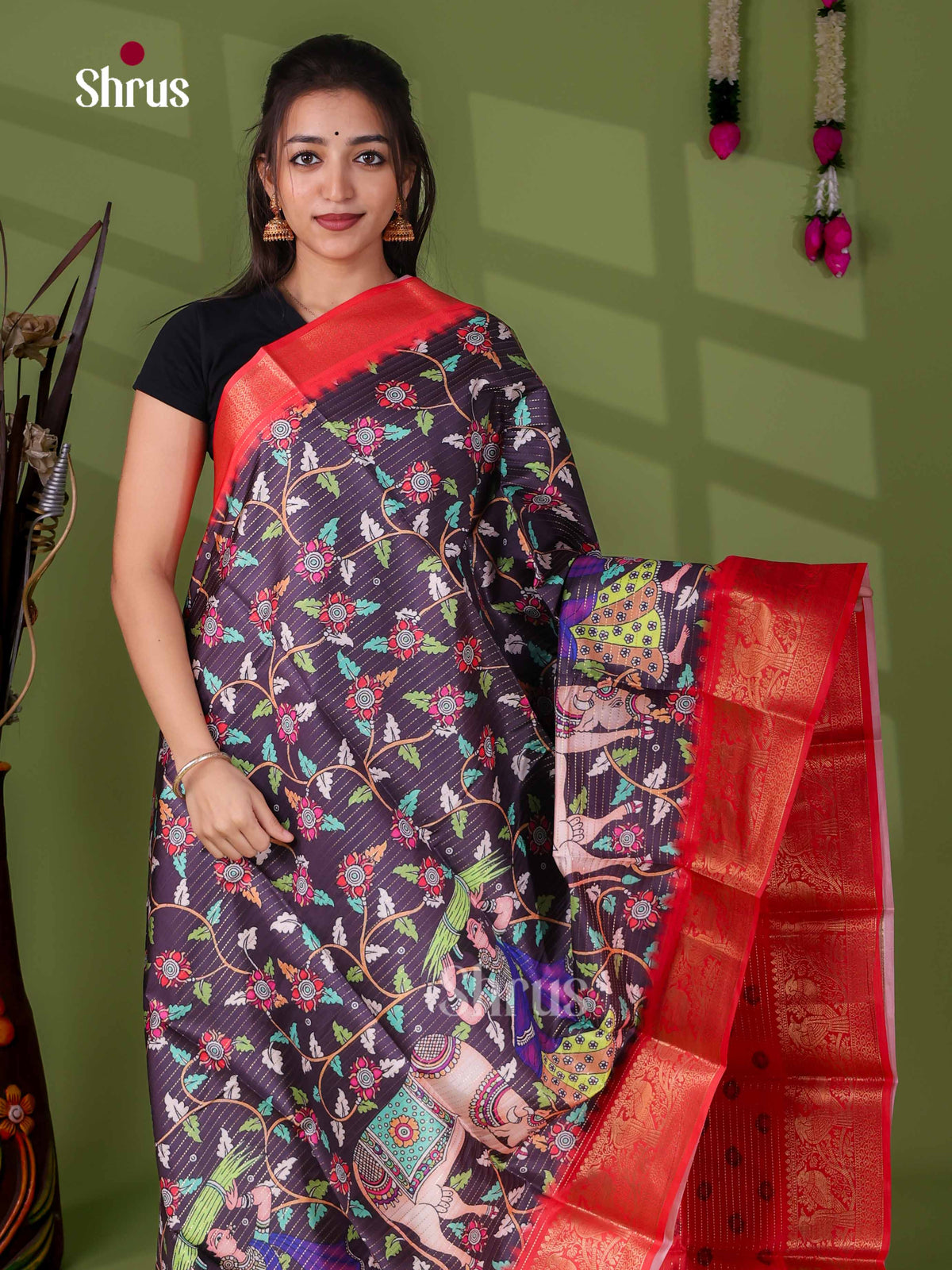 Semi Tussar Saree - EI24013