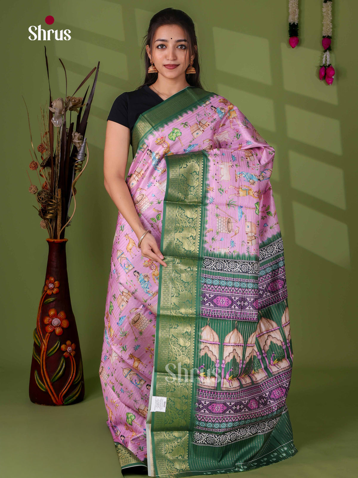 Semi Tussar Saree - EI24014