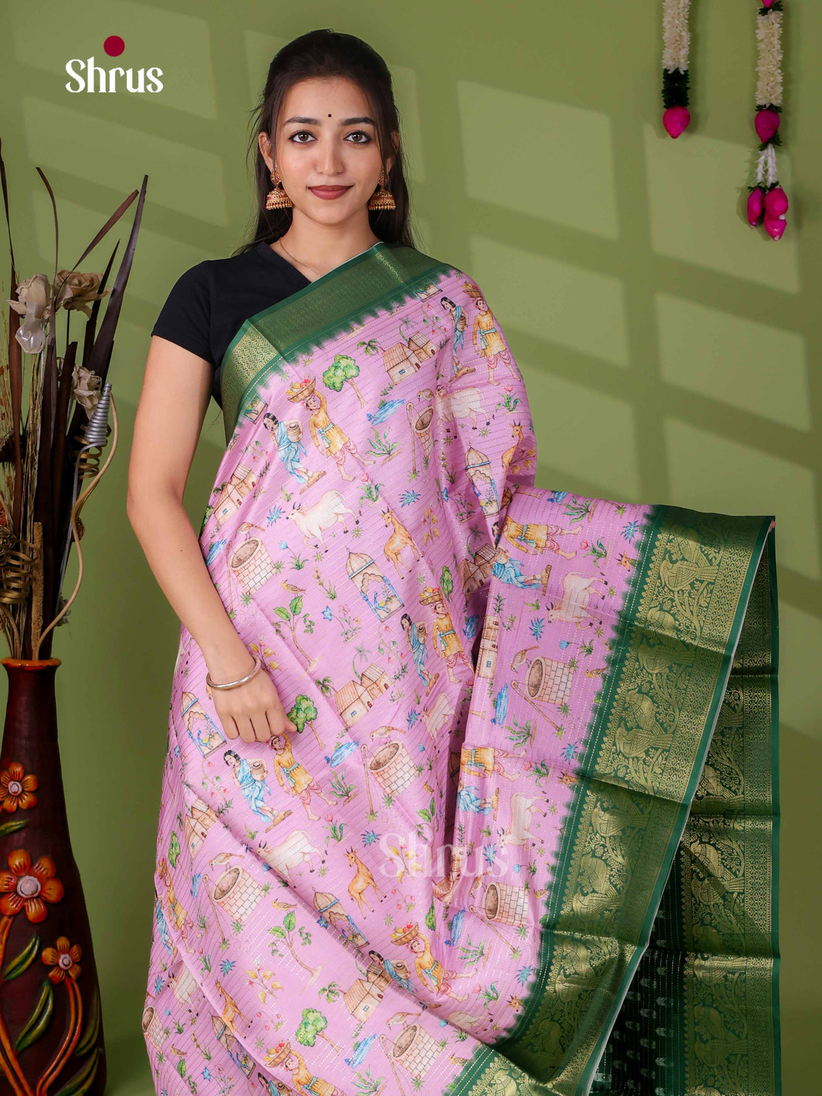 Semi Tussar Saree - EI24014