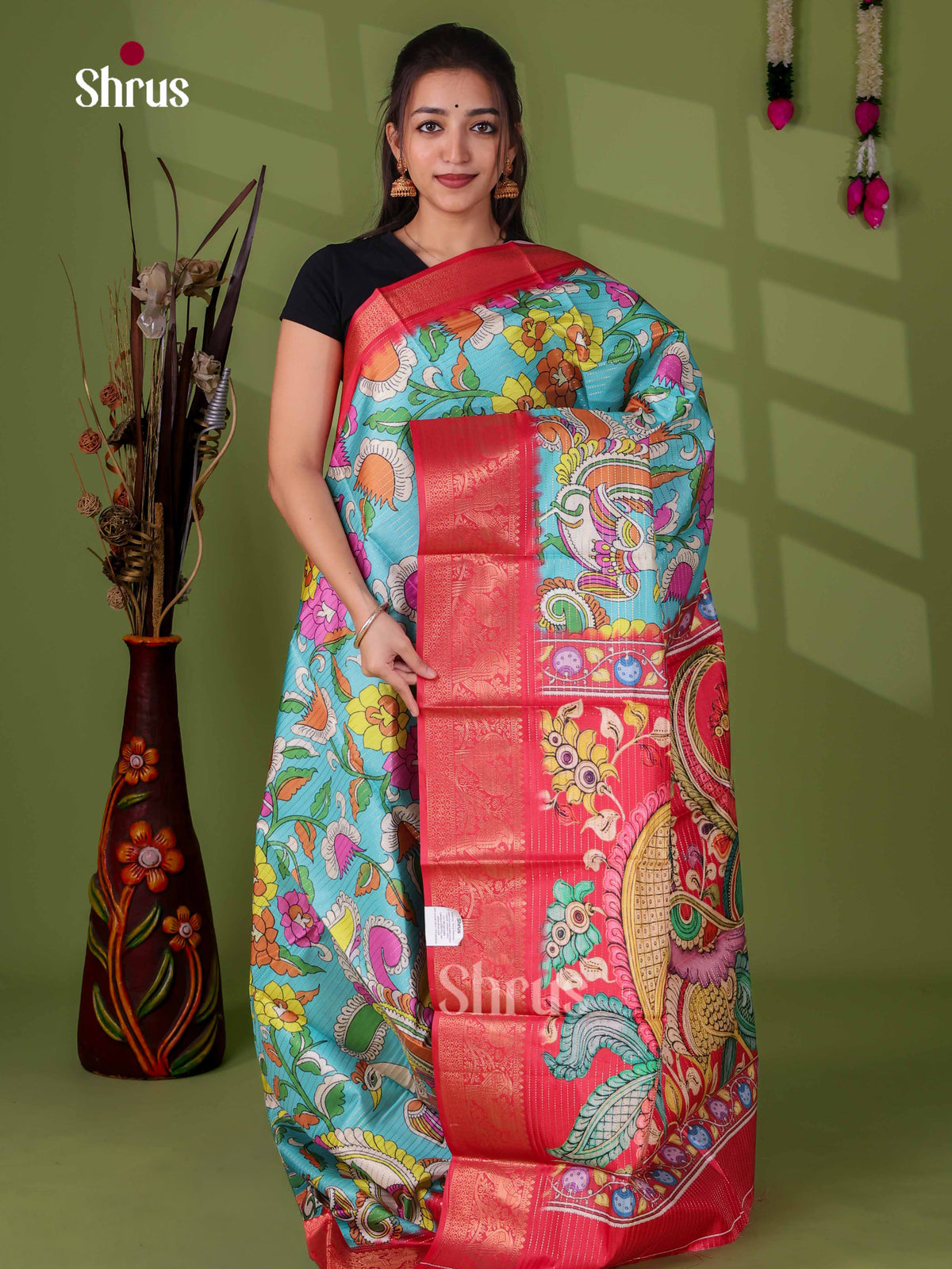 Semi Tussar Saree - EI24022