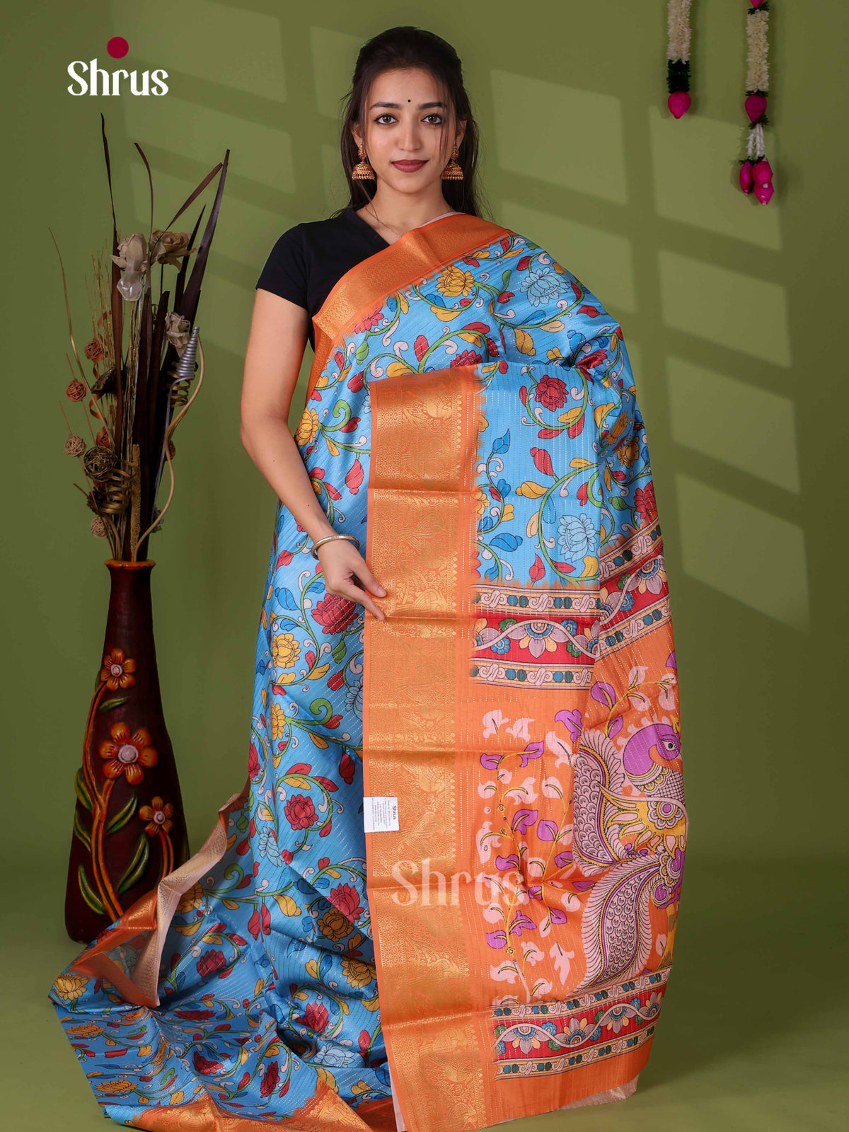 Semi Tussar Saree - EI24029