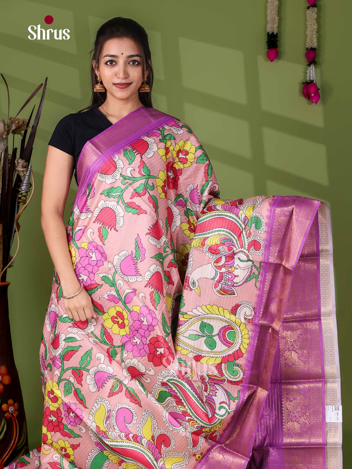 Semi Tussar Saree - EI24030