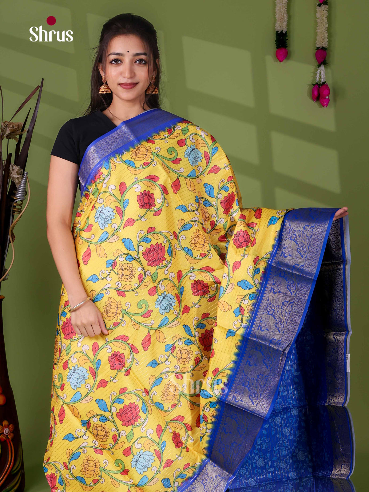 Semi Tussar Saree - EI24036