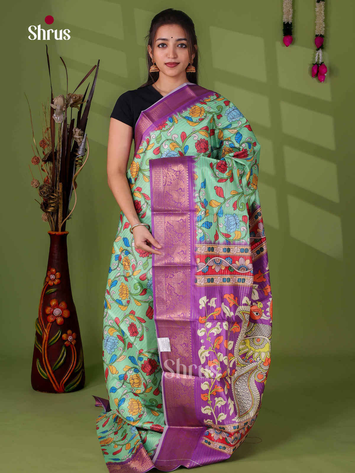 Semi Tussar Saree - EI24040