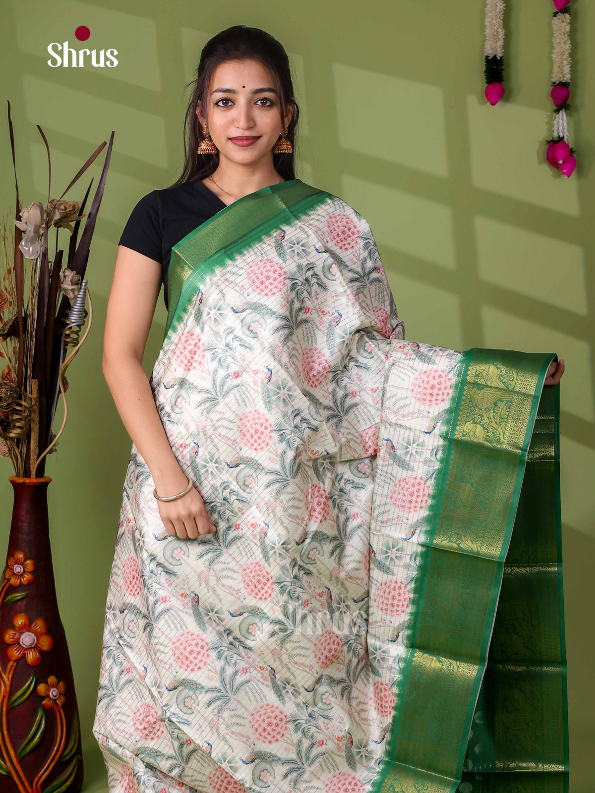 Semi Tussar Saree - EI24202