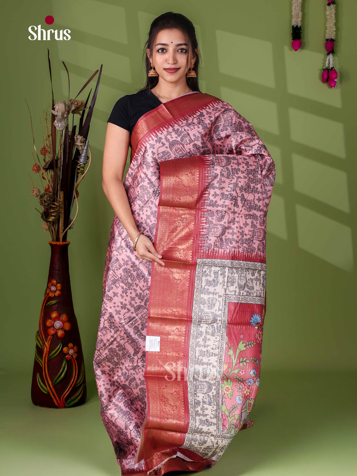 Semi Tussar Saree - EI24204
