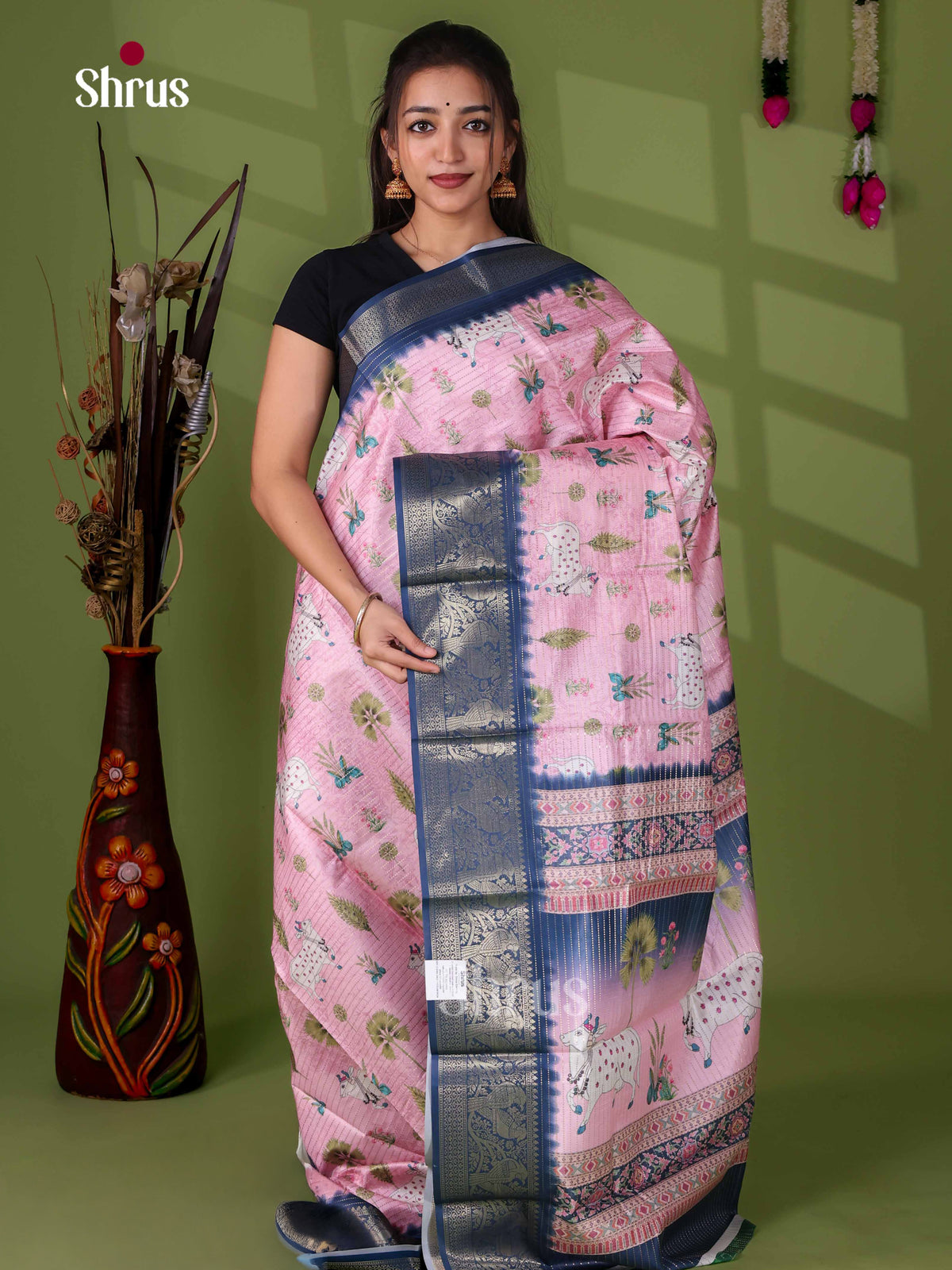 Semi Tussar Saree - EI24213