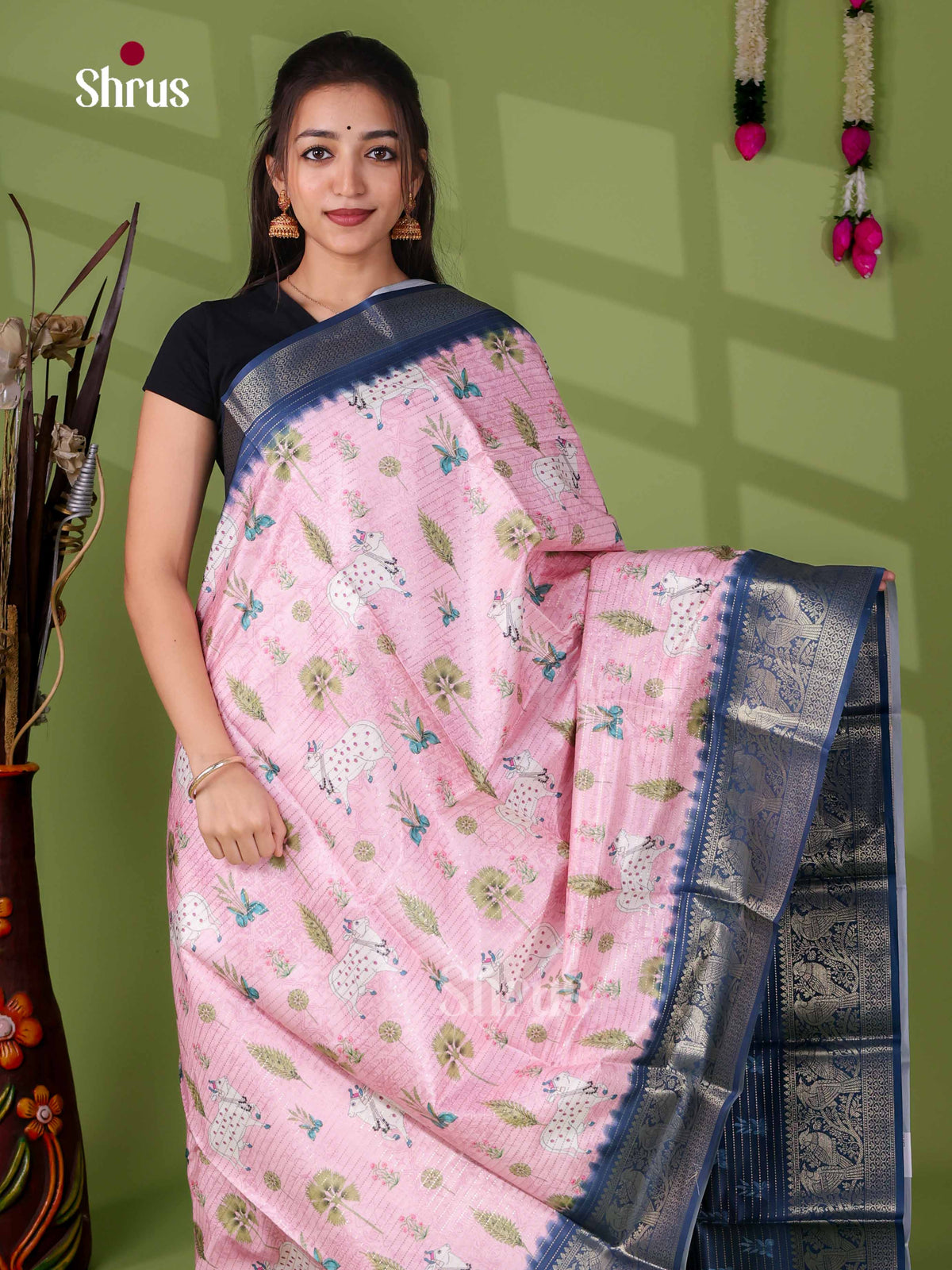 Semi Tussar Saree - EI24213