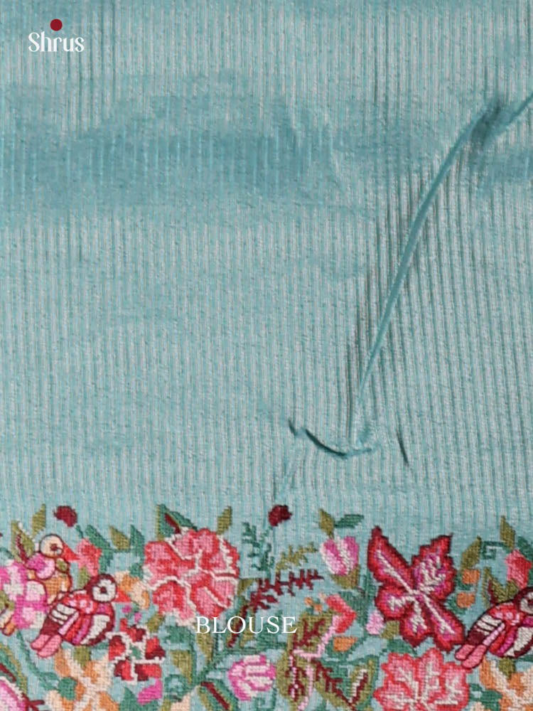 Tussar Embroidery Saree - EI24218