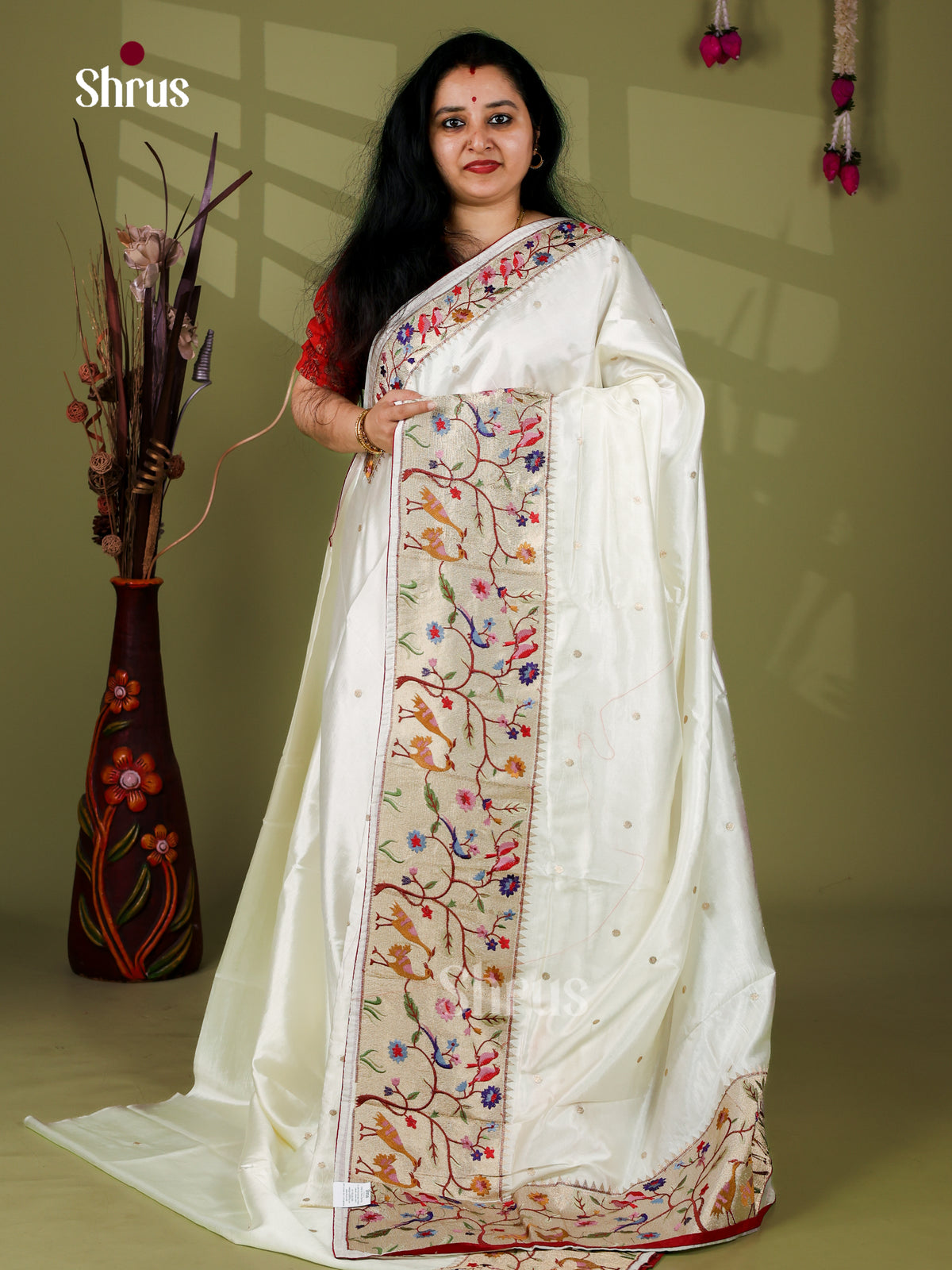 Paithani Embroidery Saree - EI24222