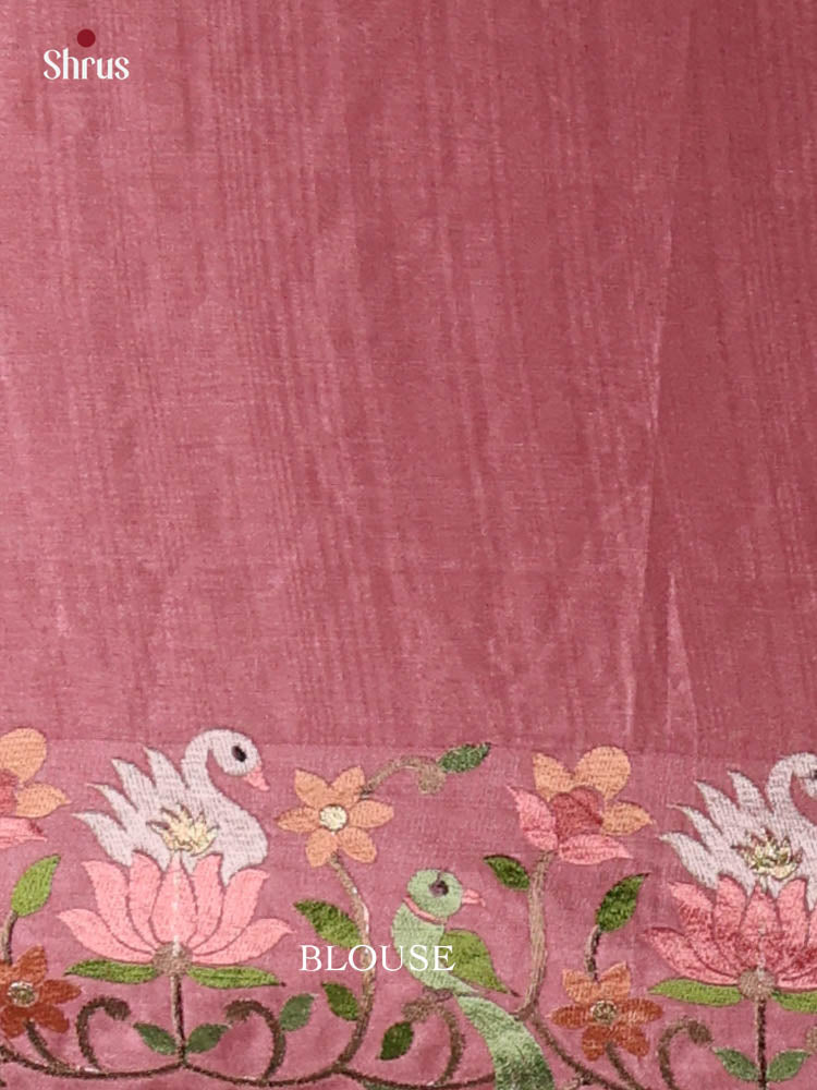 Tussar Embroidery Saree - EI24231