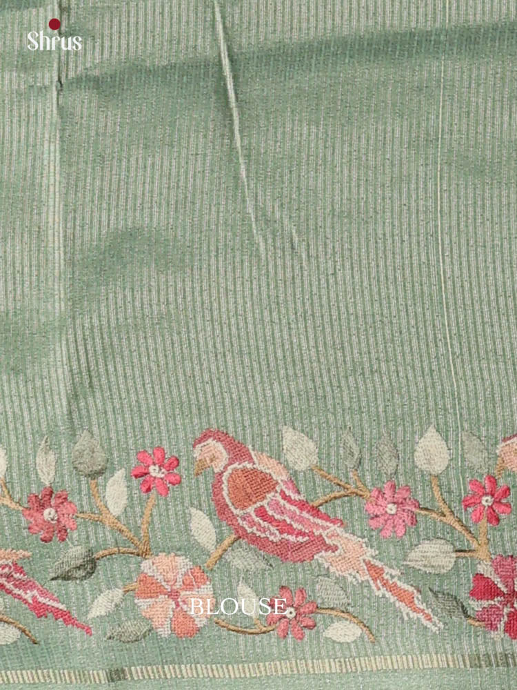 Tussar Embroidery Saree - EI24248