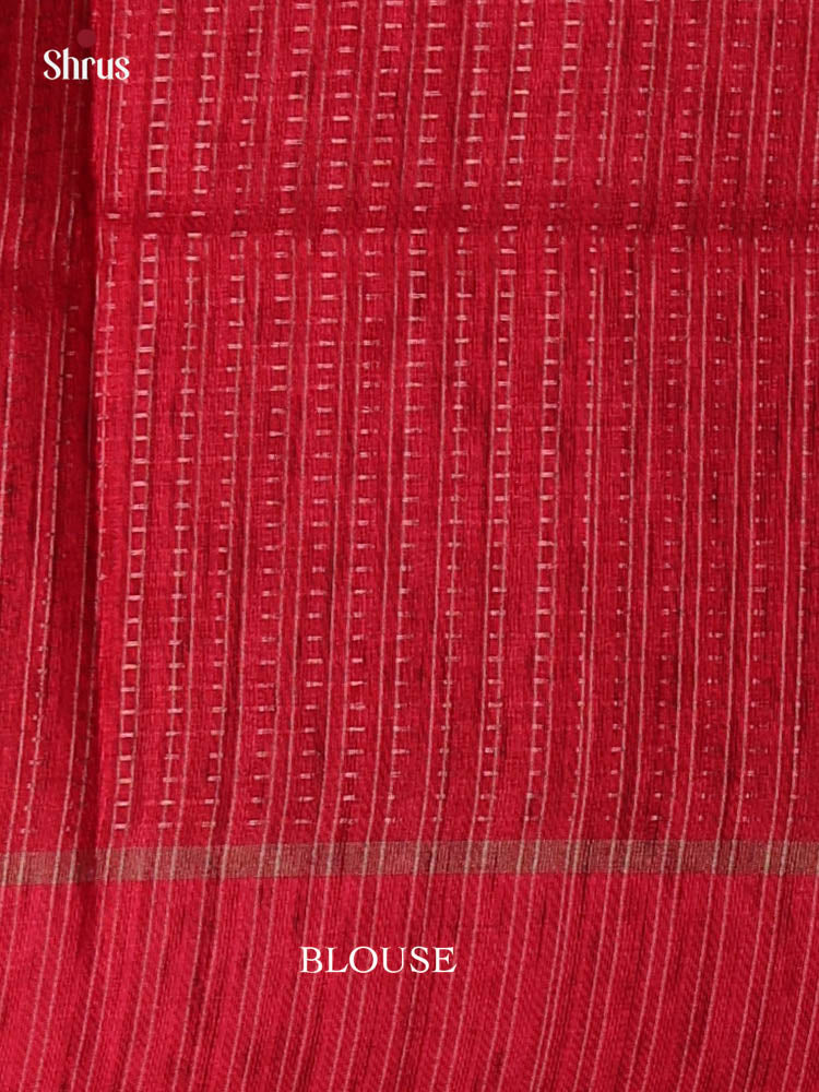 Tussar Embroidery Saree - EI24264