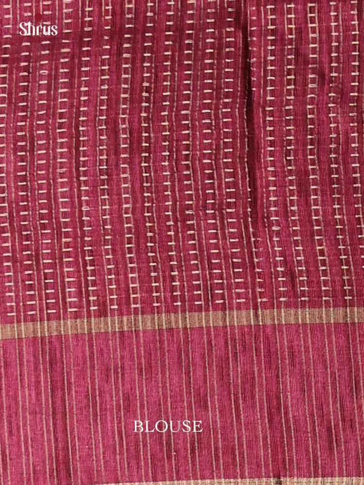 Tussar Embroidery Saree - EI24267