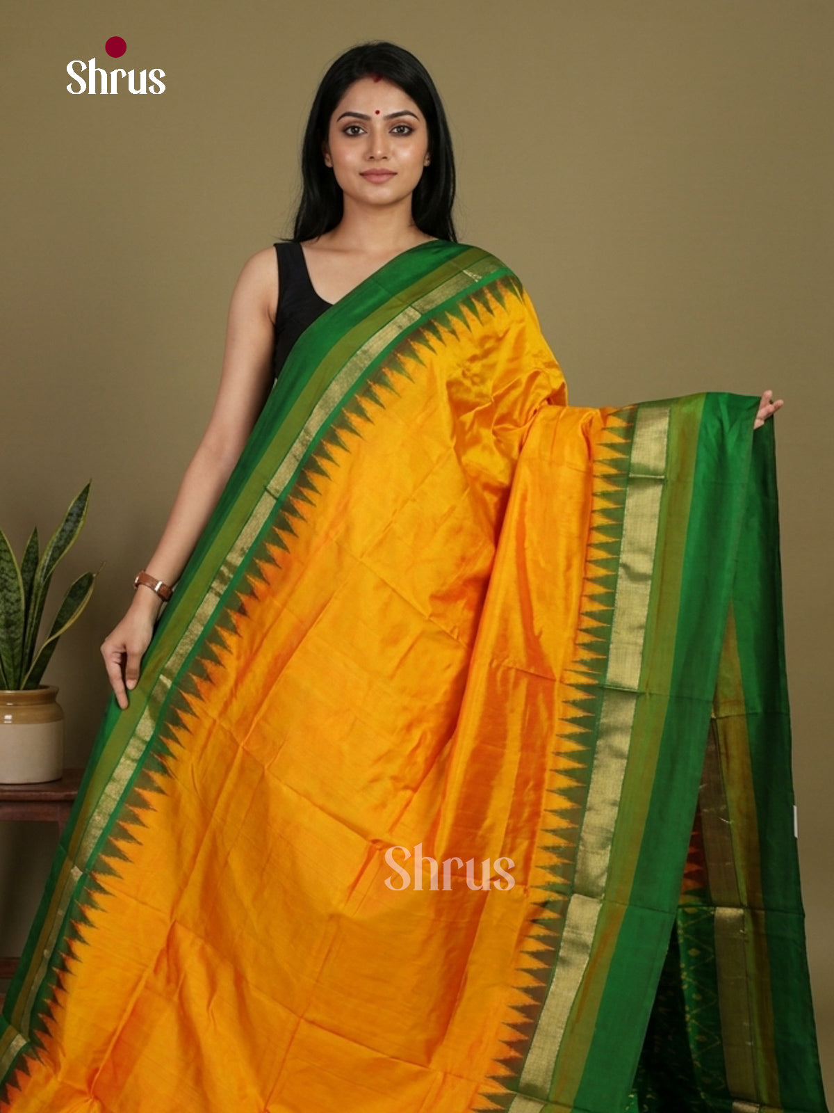 Ikkat Silk Saree - EI24273