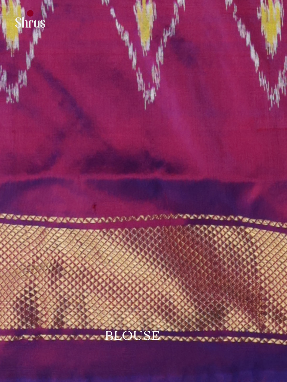 Ikkat Silk Saree - EI24275