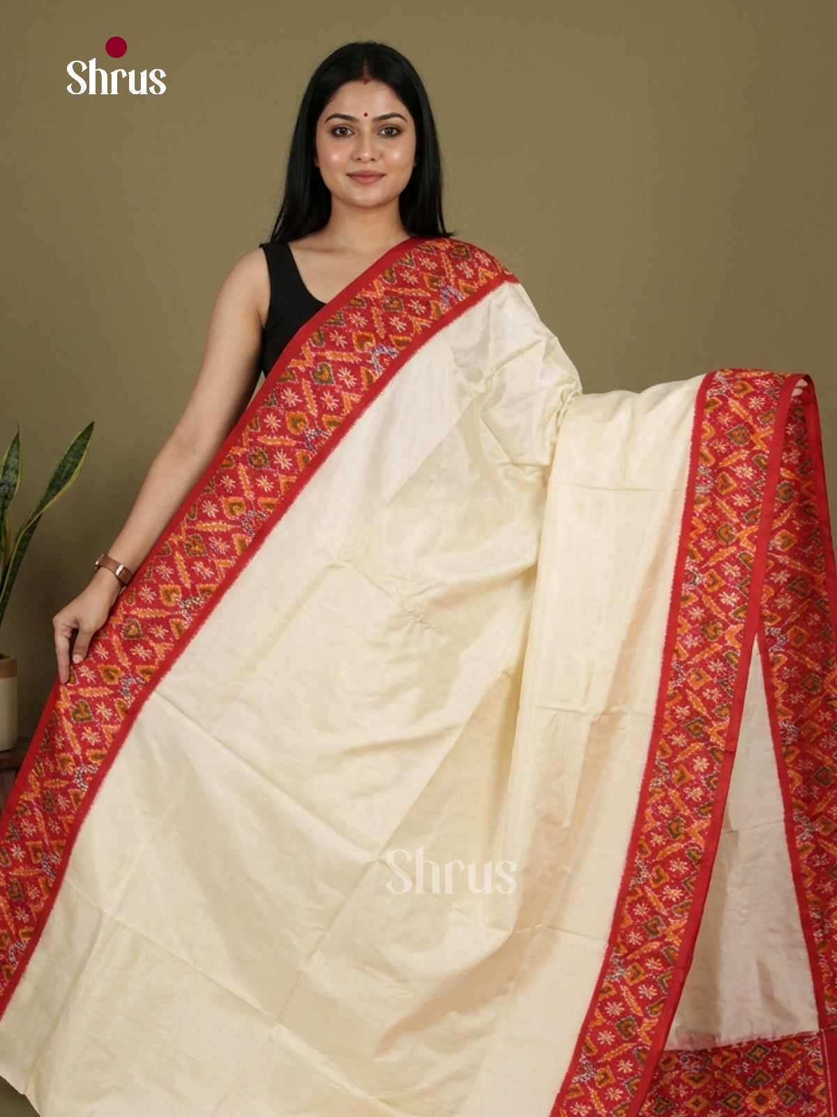 Ikkat Silk Saree - EI24276