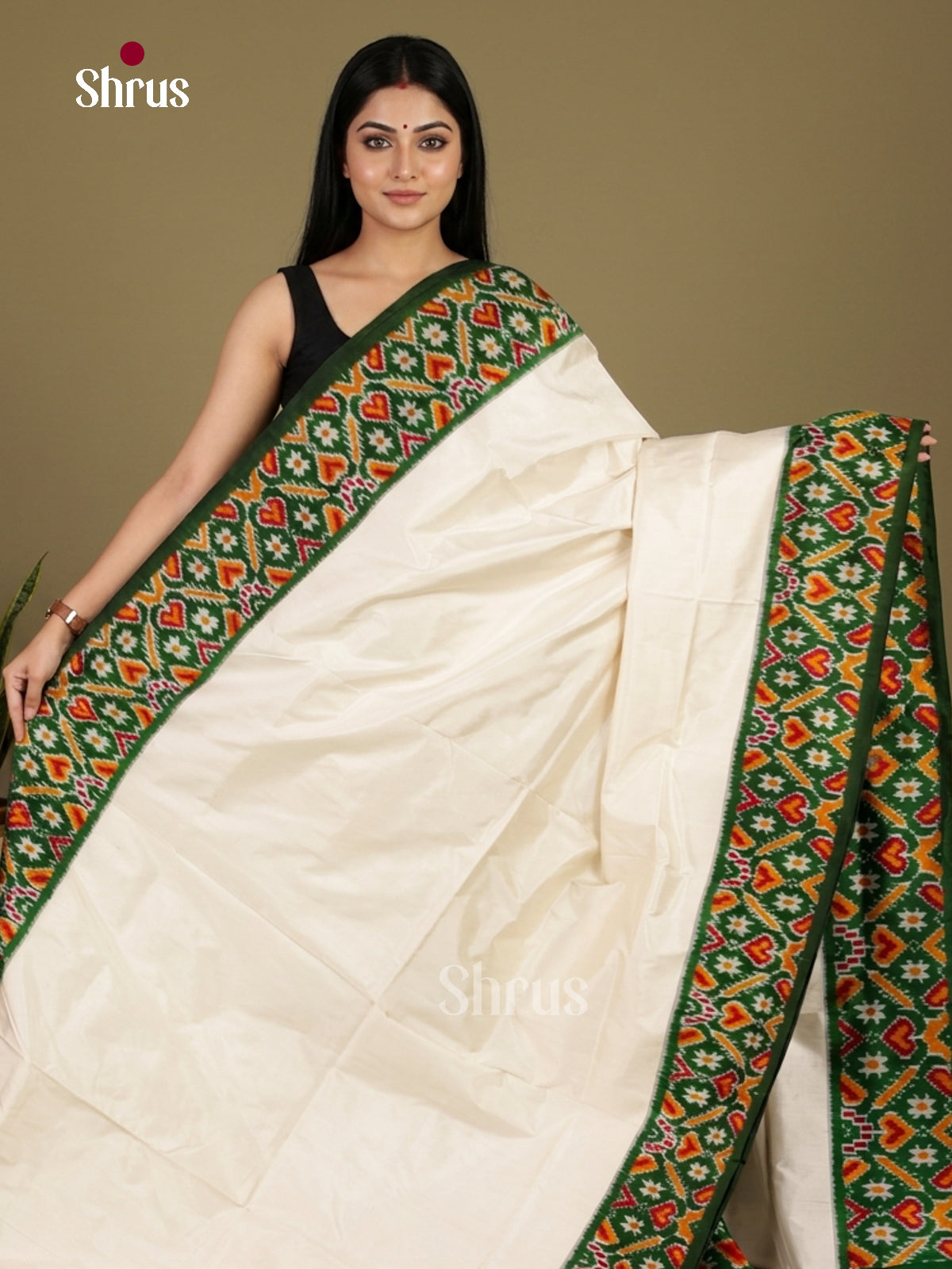Ikkat Silk Saree - EI24278