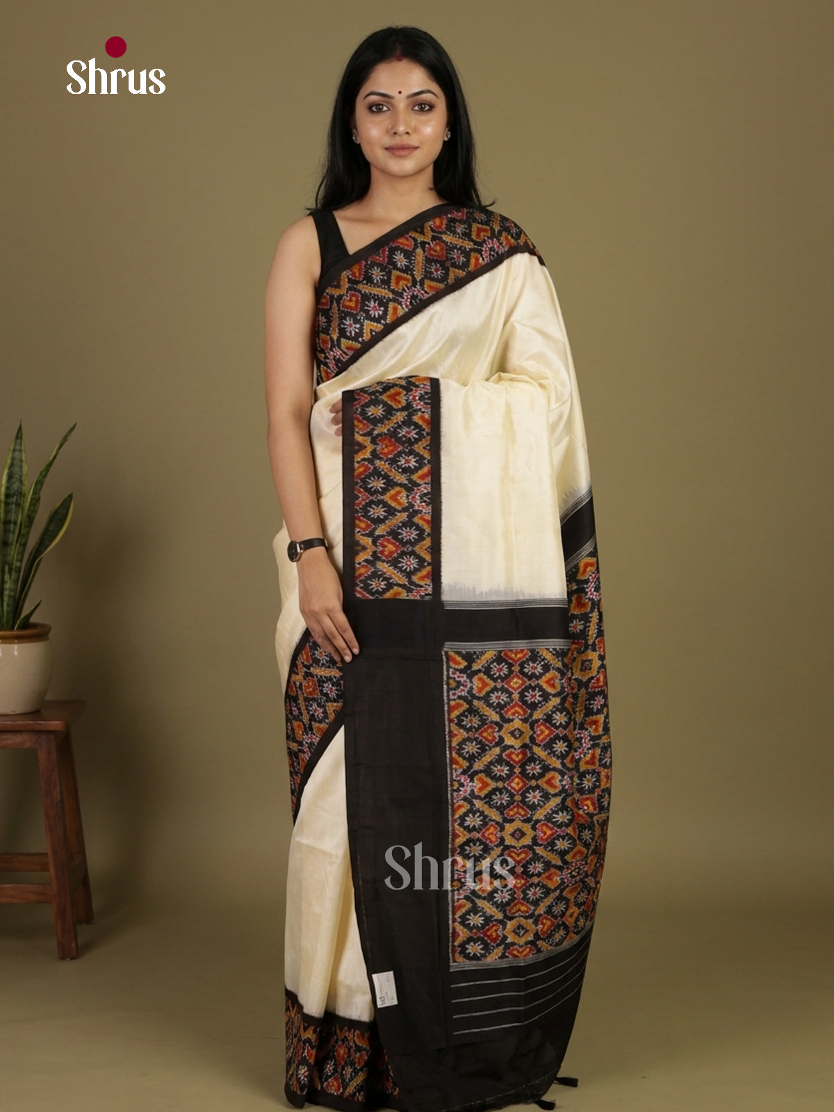 Ikkat Silk Saree - EI24279