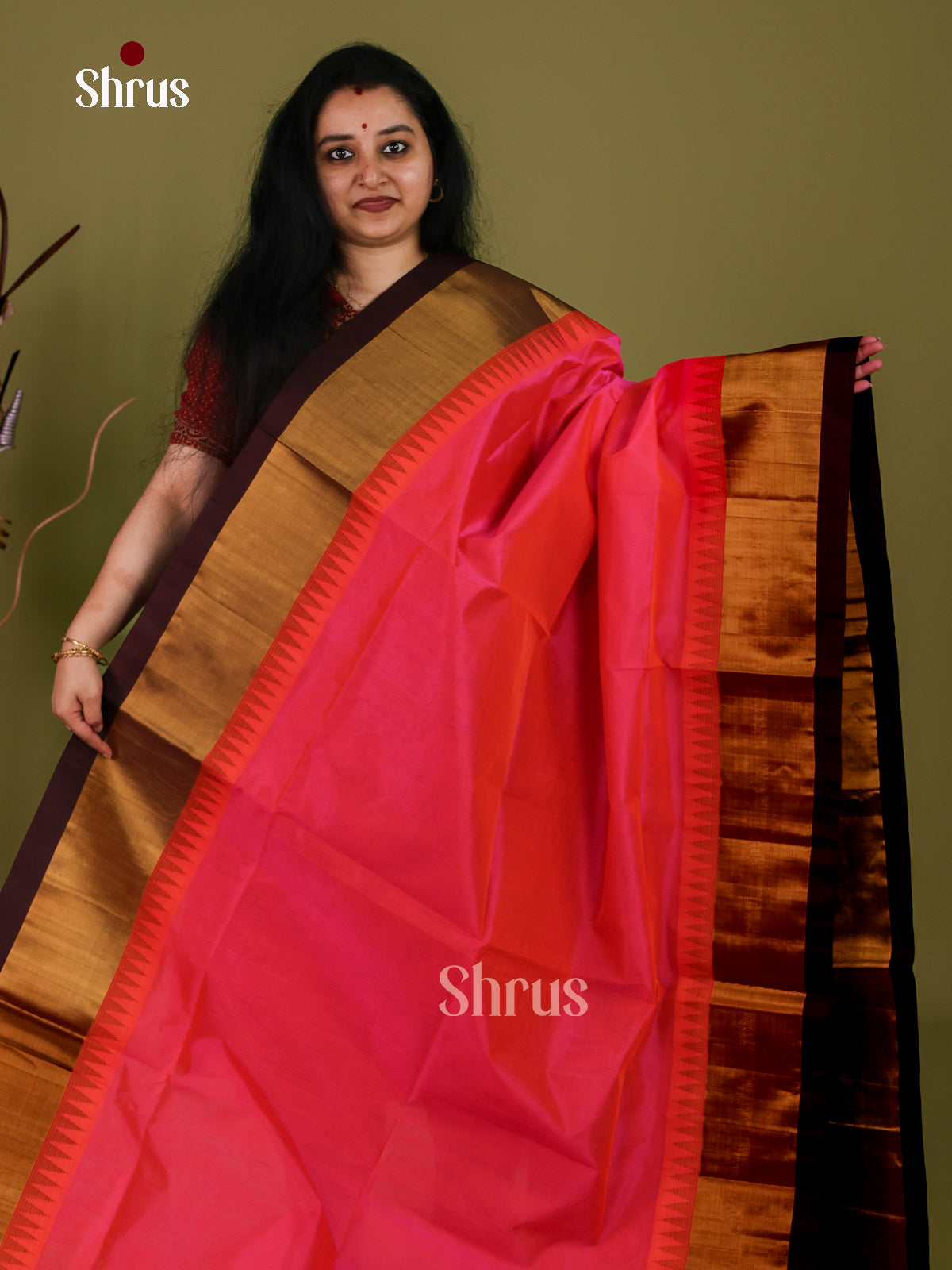 Silk Cotton Saree - EI30002
