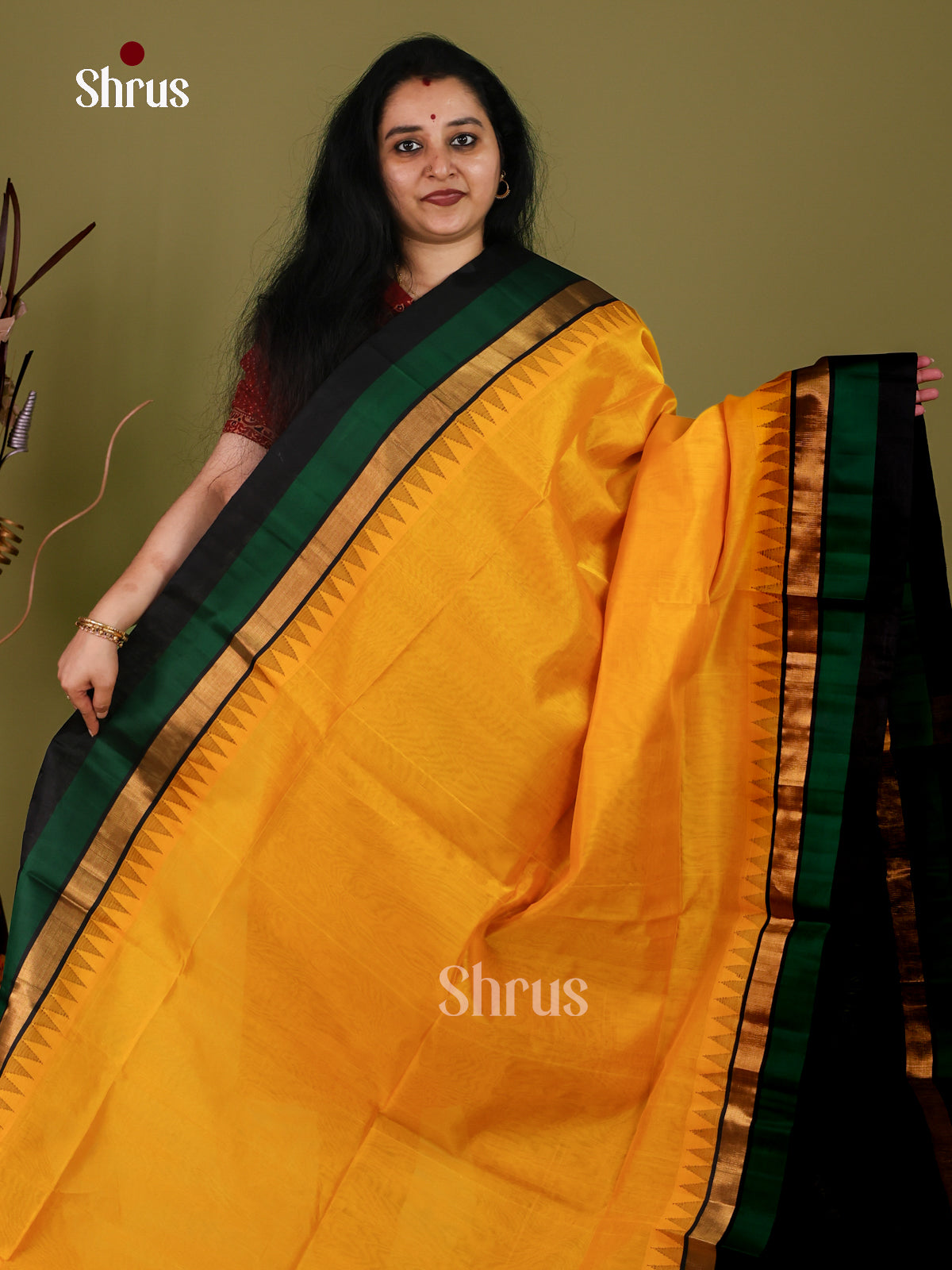 Silk Cotton Saree - EI30006