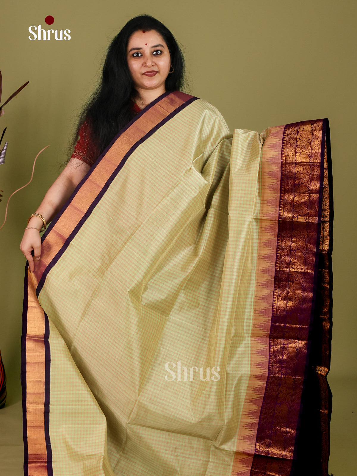 Silk Cotton Saree - EI30009