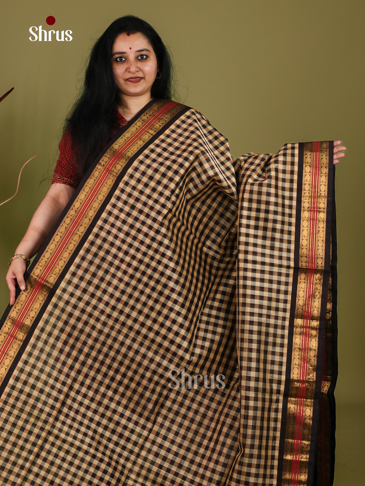 Silk Cotton Saree - EI30010