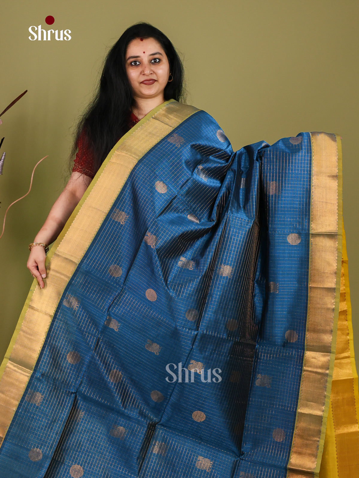 Silk Cotton Saree - EI30016