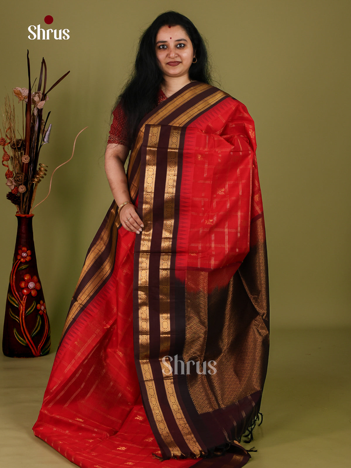 Silk Cotton Saree - EI30022