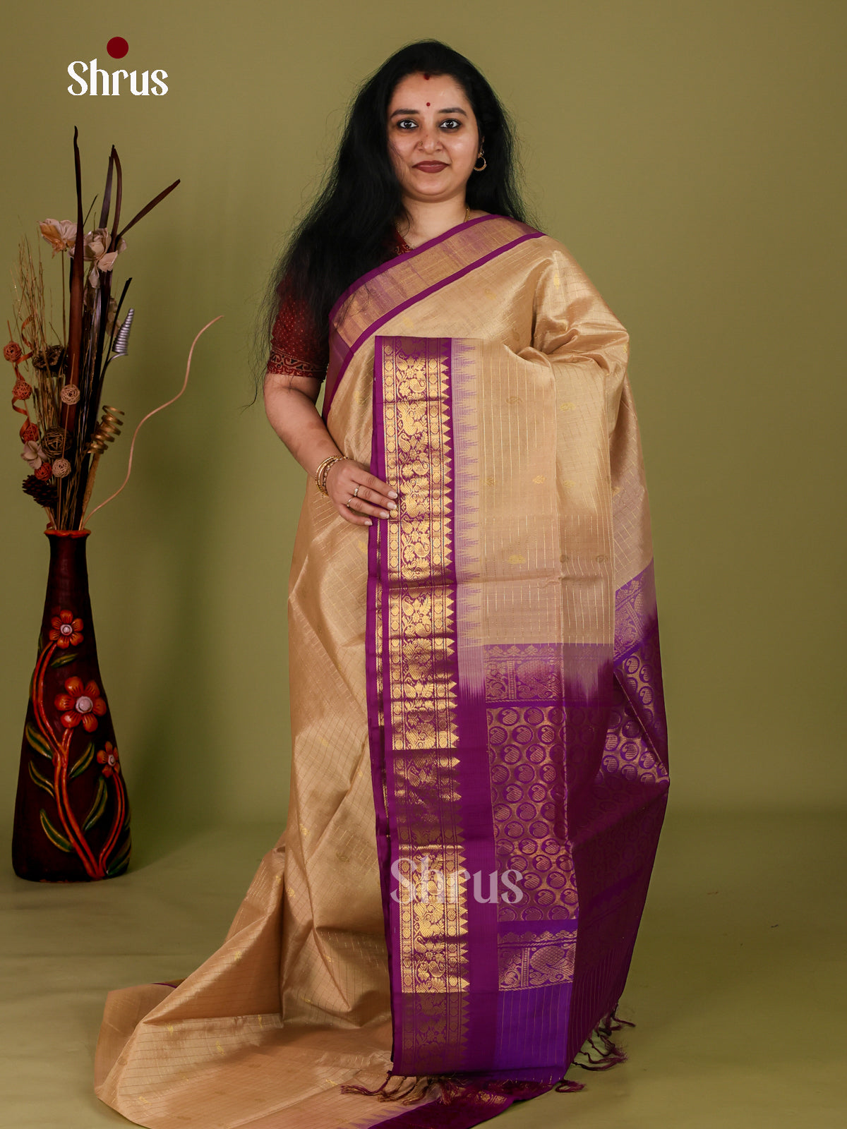 Silk Cotton Saree - EI30023