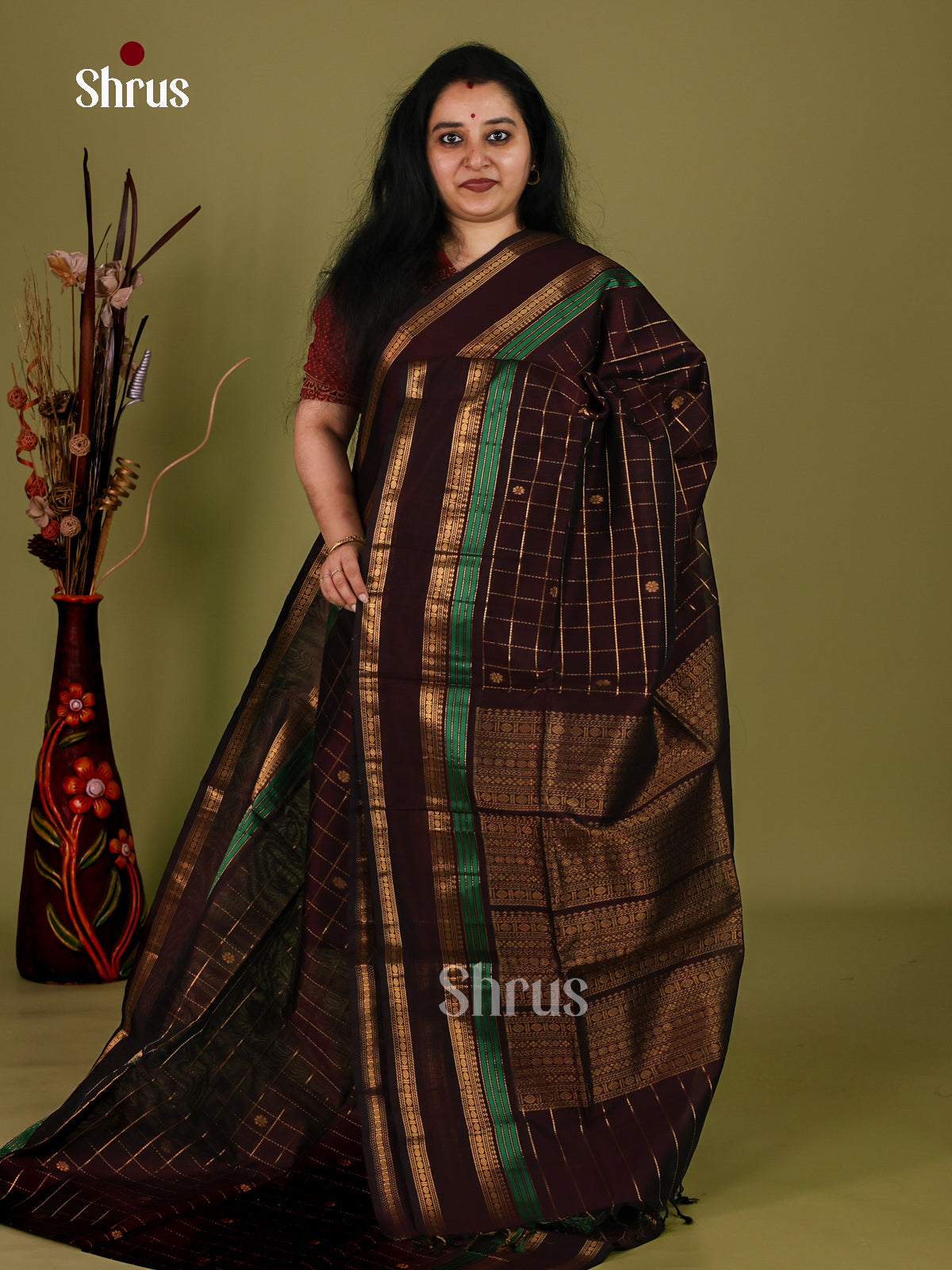 Silk Cotton Saree - EI30025