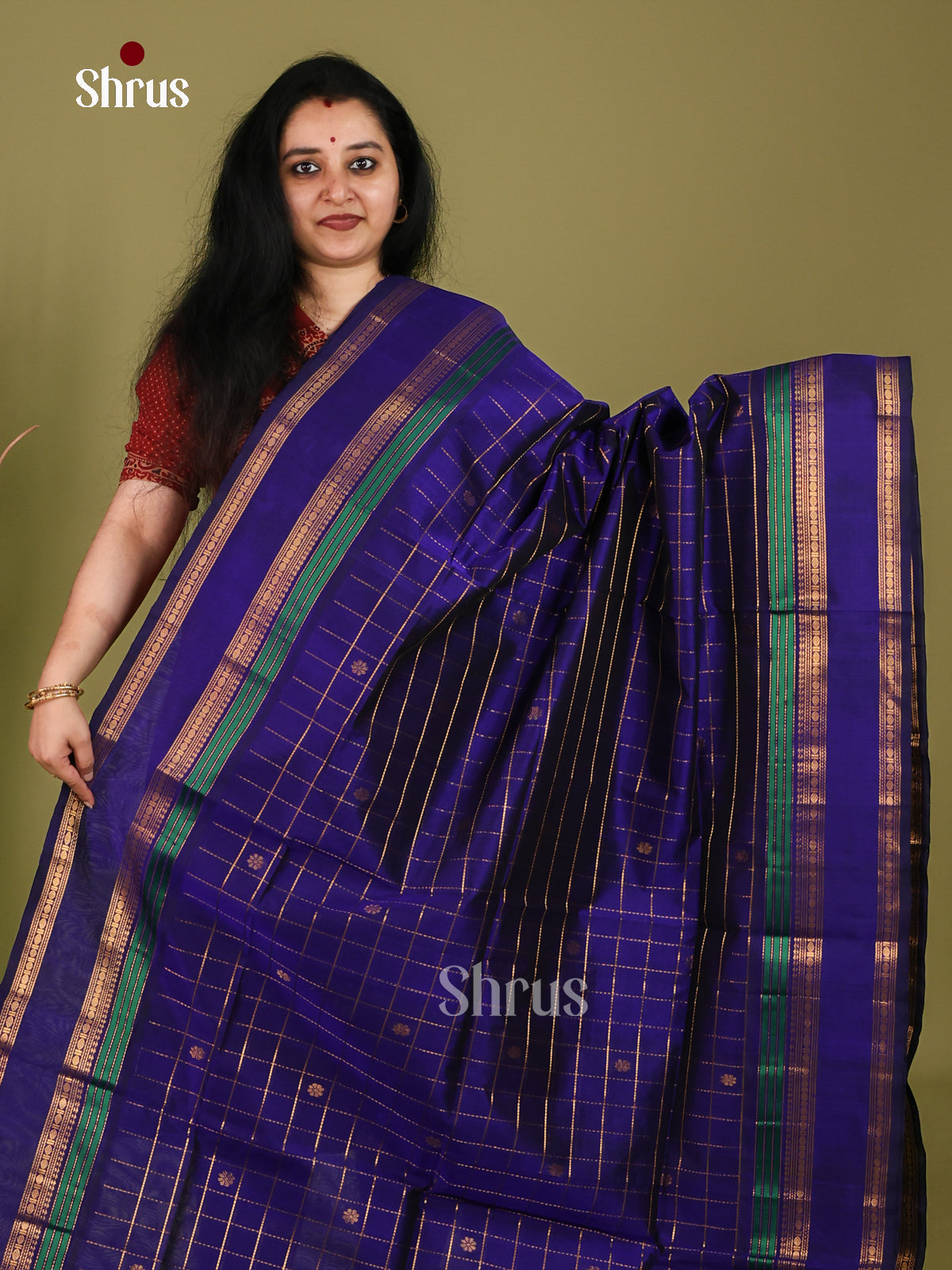 Silk Cotton Saree - EI30026
