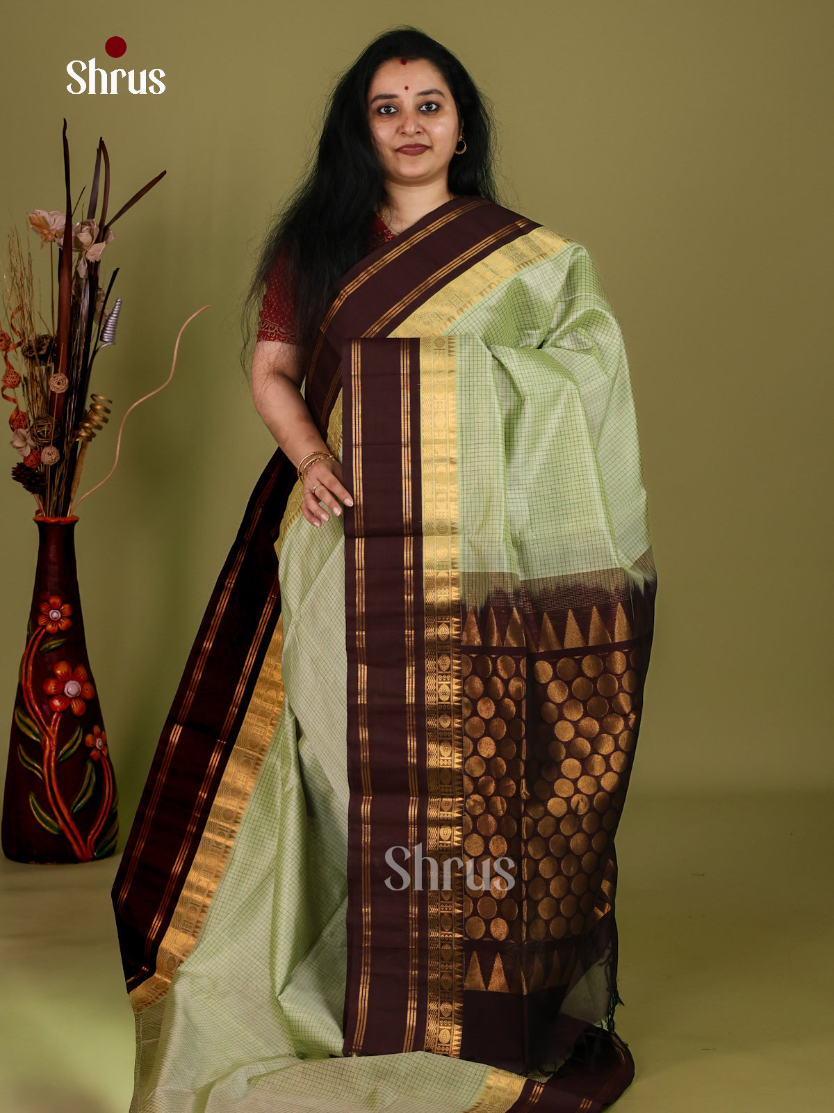 Silk Cotton Saree - EI30039