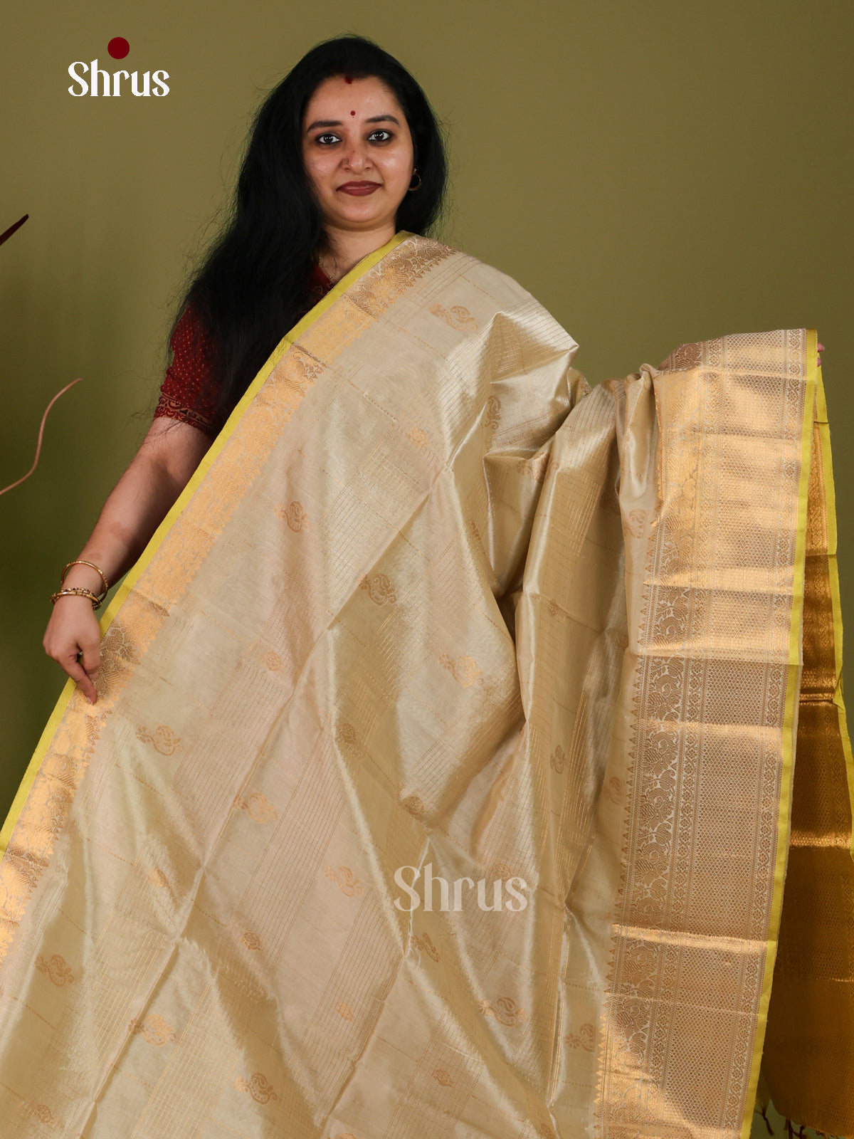 Silk Cotton Saree - EI30045