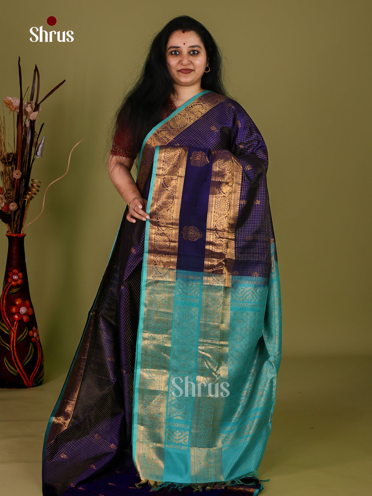 Silk Cotton Saree - EI30049