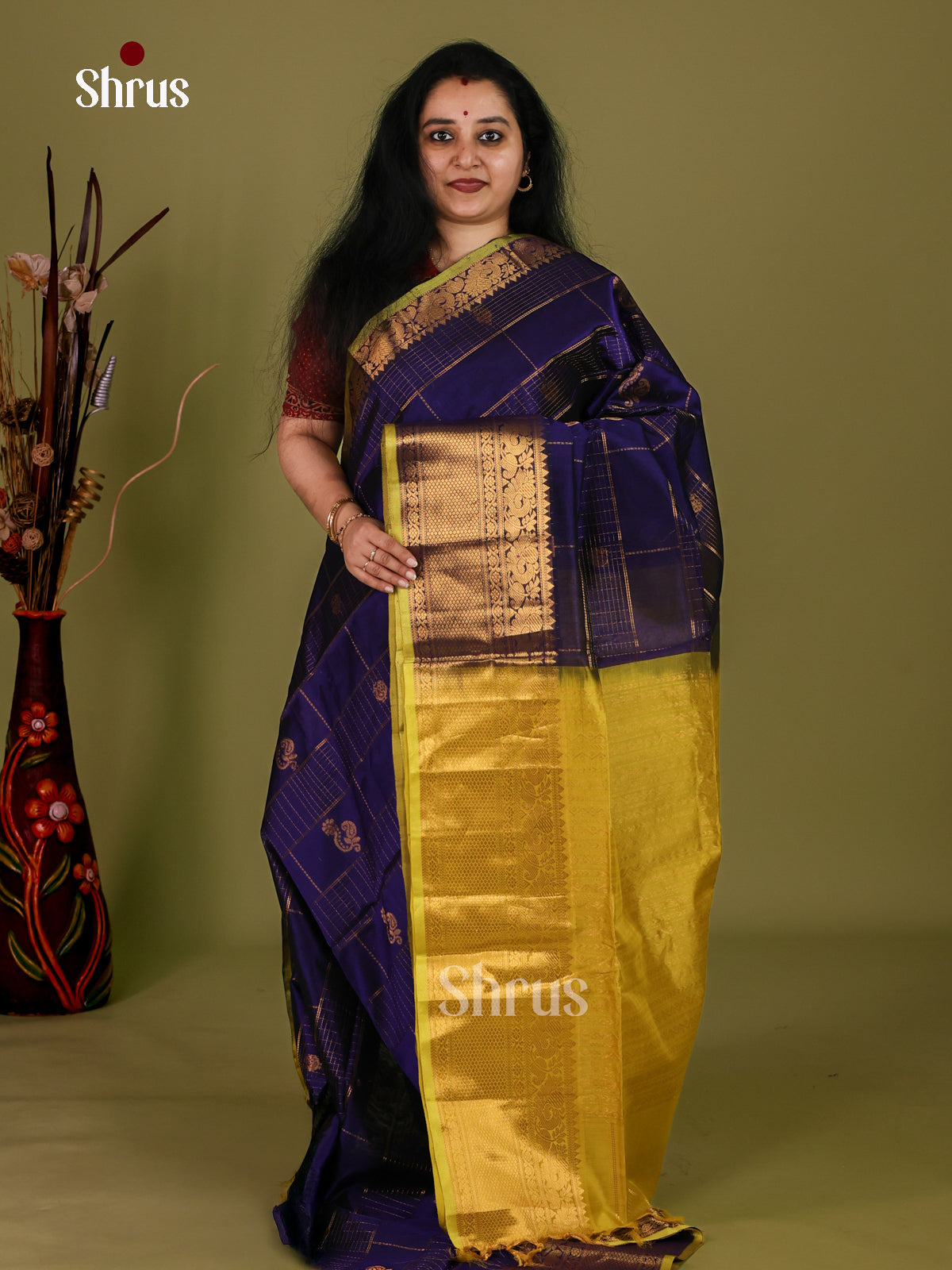 Silk Cotton Saree - EI30051