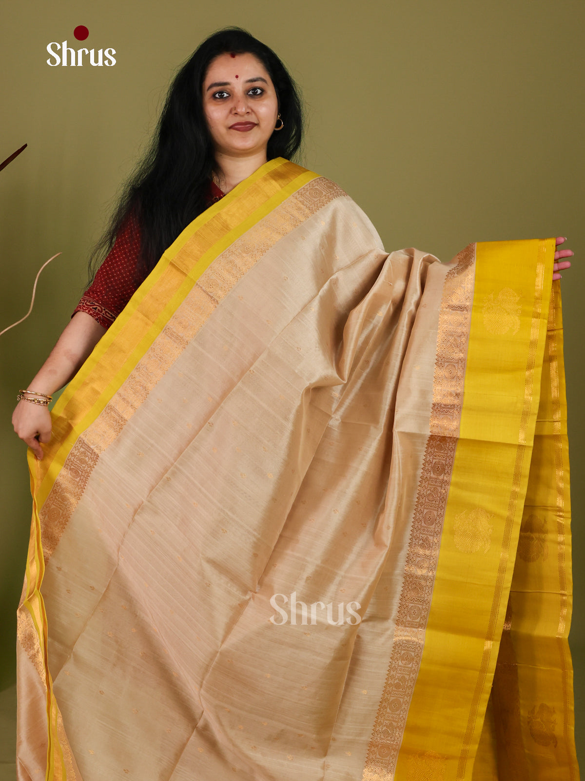 Silk Cotton Saree - EI30052