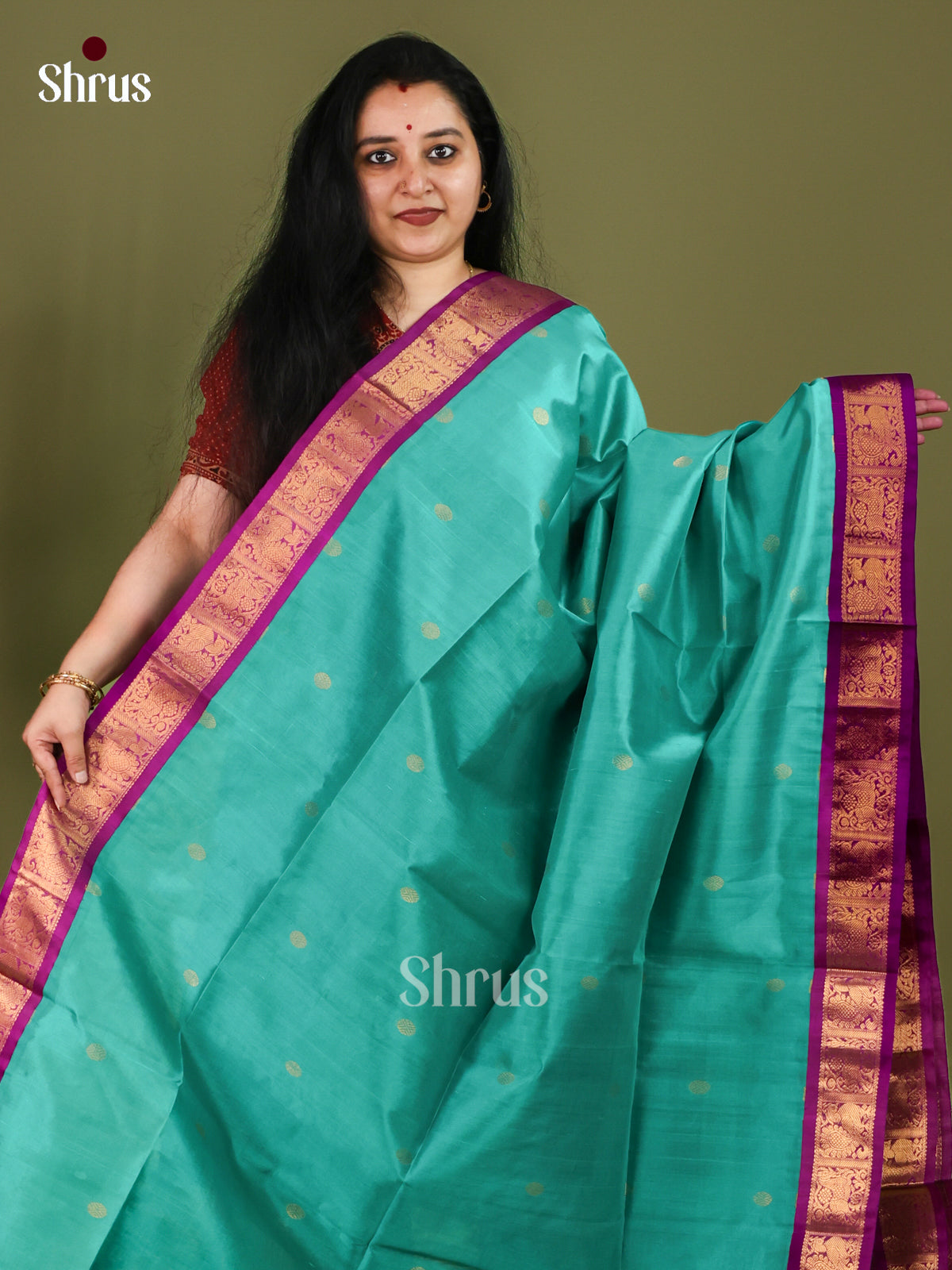 Silk Cotton Saree - EJ01009