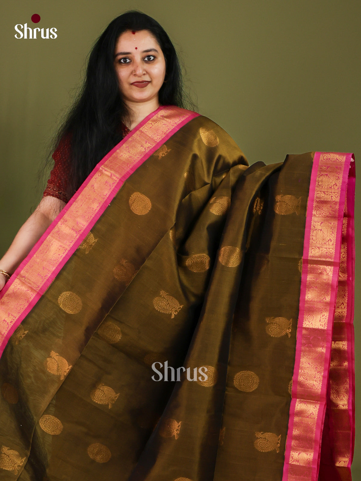 Silk Cotton Saree - EJ01010