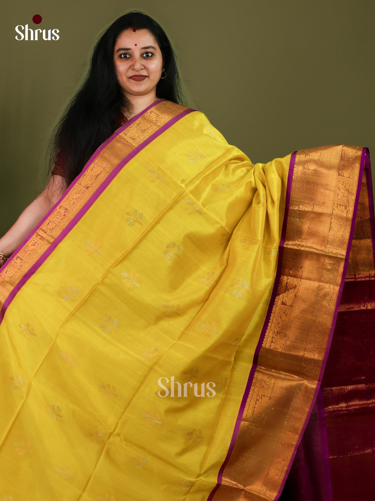 Silk Cotton Saree - EJ01030